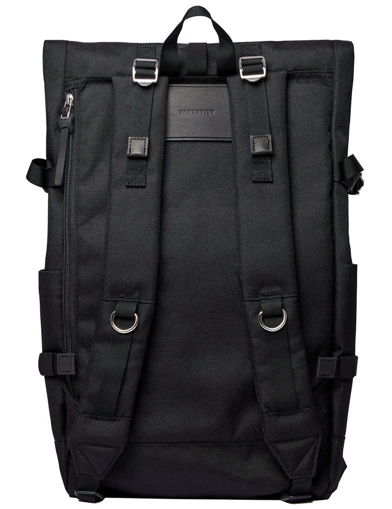 Sandqvist Bernt Backpack Black Black Leather