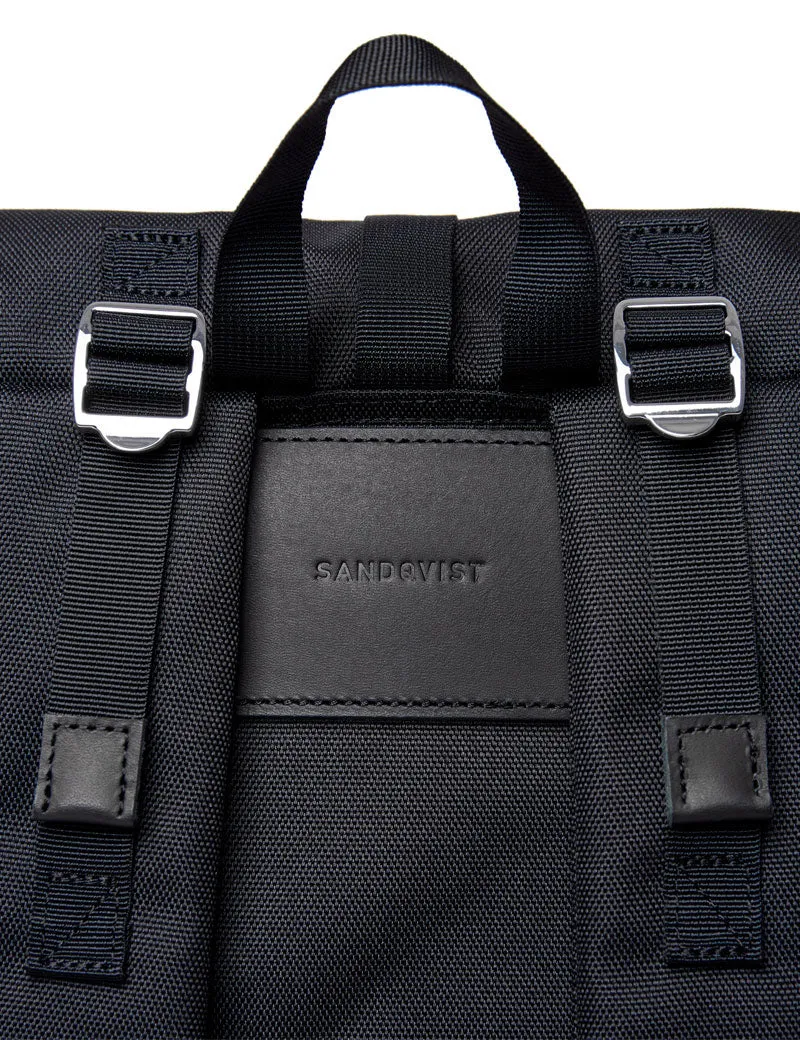 Sandqvist Bernt Backpack Black Black Leather