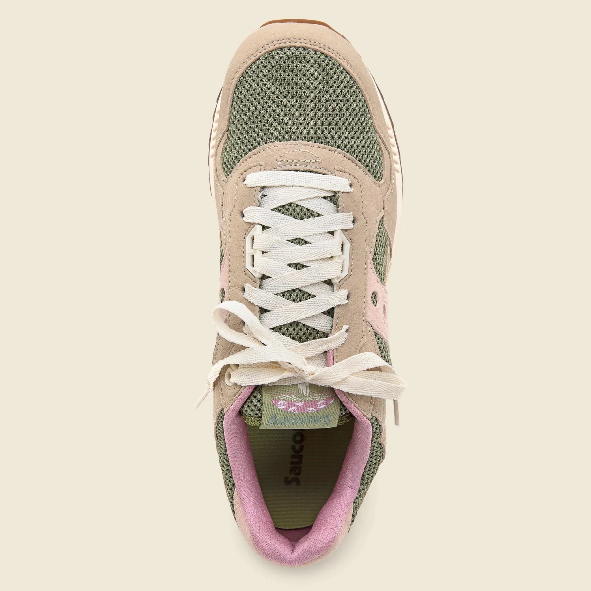 Shadow 5000 Mushroom Sneaker - Tan/Green/Pink