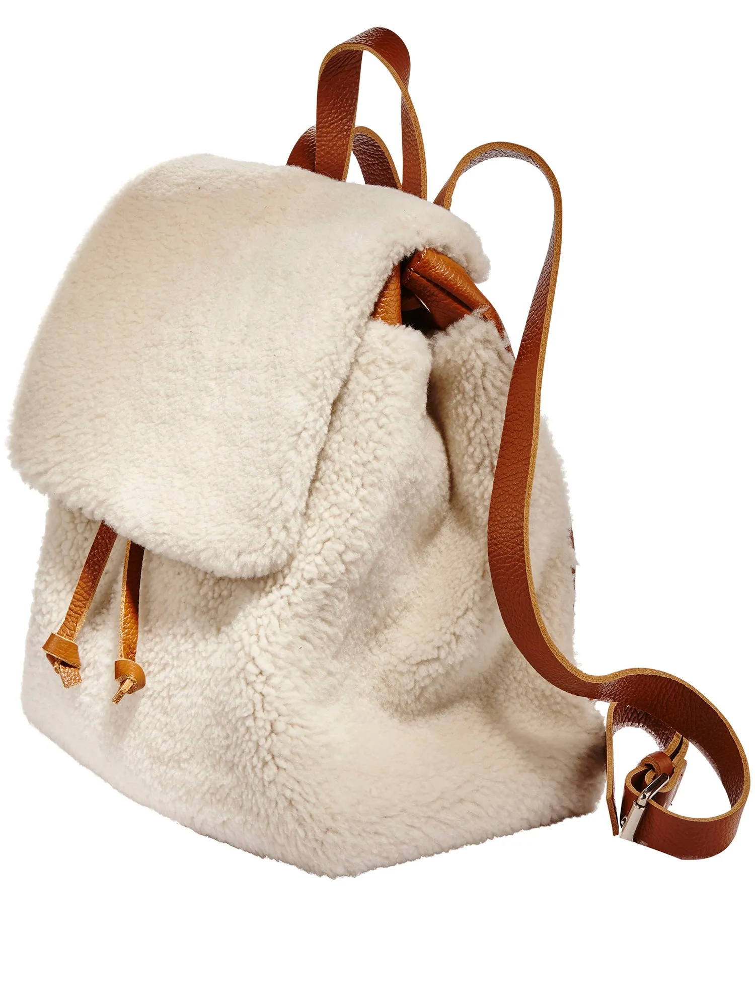 Shearling Backpack