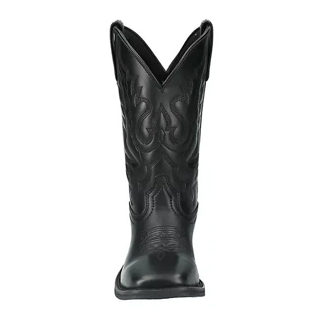 Smoky Mountain Boots Women's Outlaw Square Toe Western Boots - Black