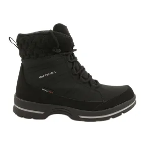 Snow boots softshell with membrane American Club SN02 / 22 black