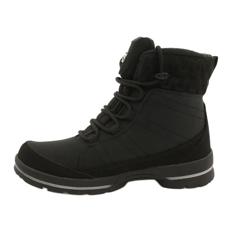 Snow boots softshell with membrane American Club SN02 / 22 black