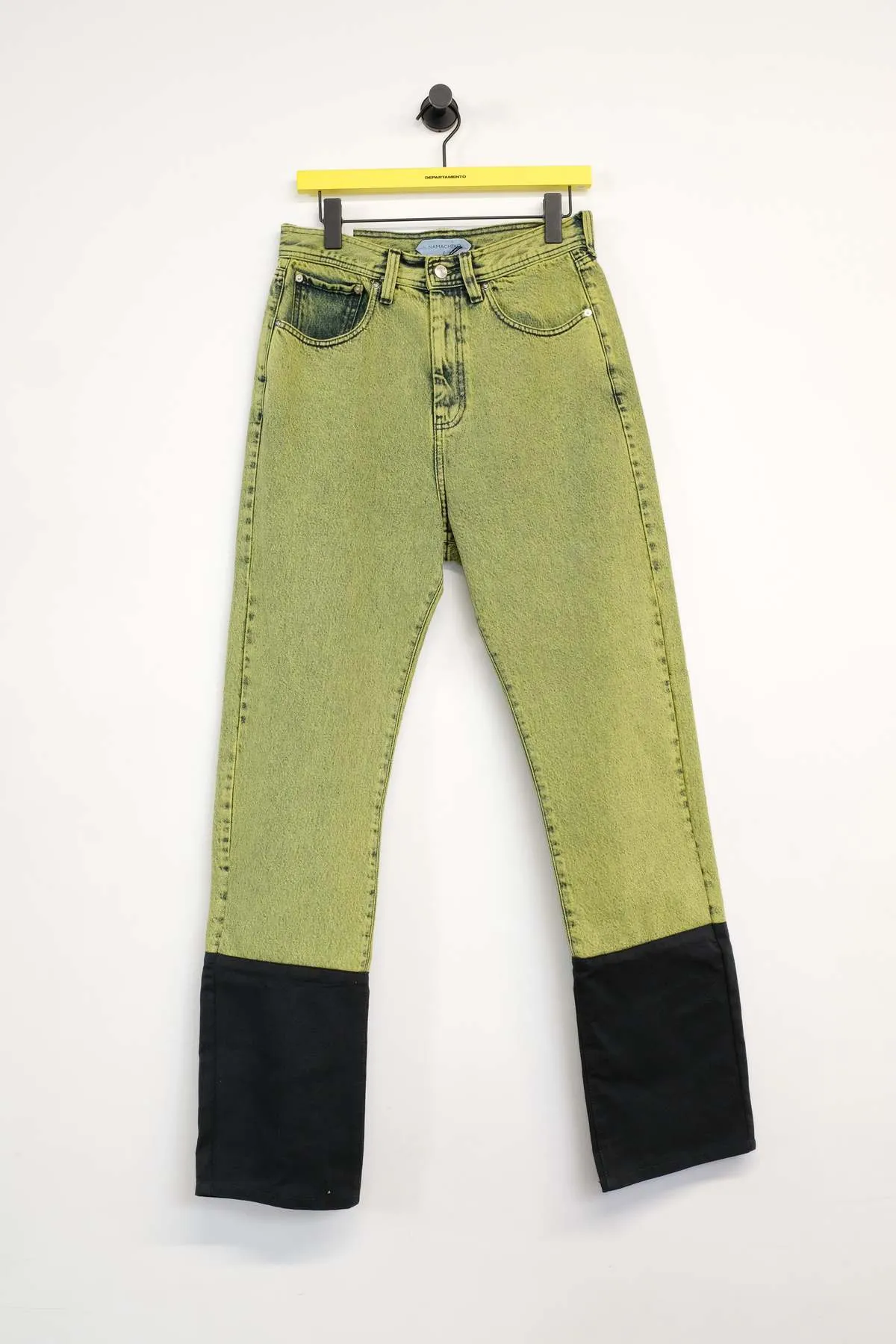 Snow Wash Byra Denim Jeans - Yellow Naples