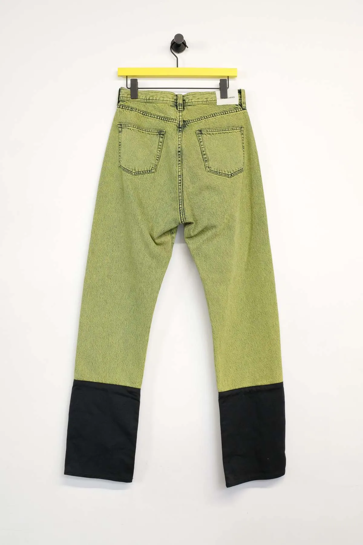 Snow Wash Byra Denim Jeans - Yellow Naples