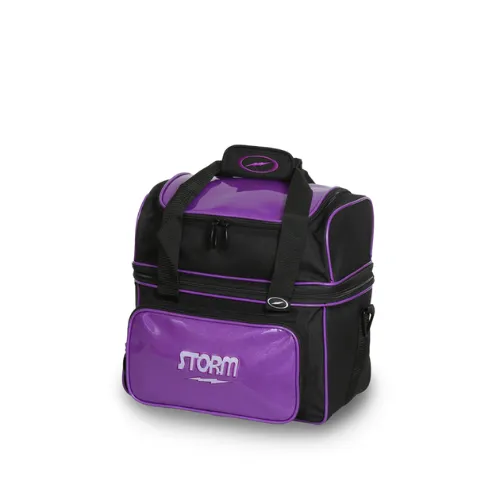 Storm 1 Ball Flip Tote Black/Amythest Bowling Bag