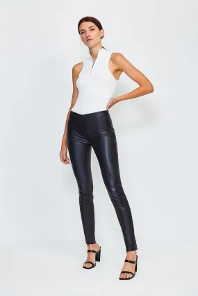 Stretch Leather Legging | Karen Millen