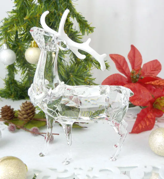 Swarovski Crystal Figurine CHRISTMAS STAG #1133076