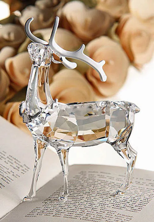 Swarovski Crystal Figurine CHRISTMAS STAG #1133076