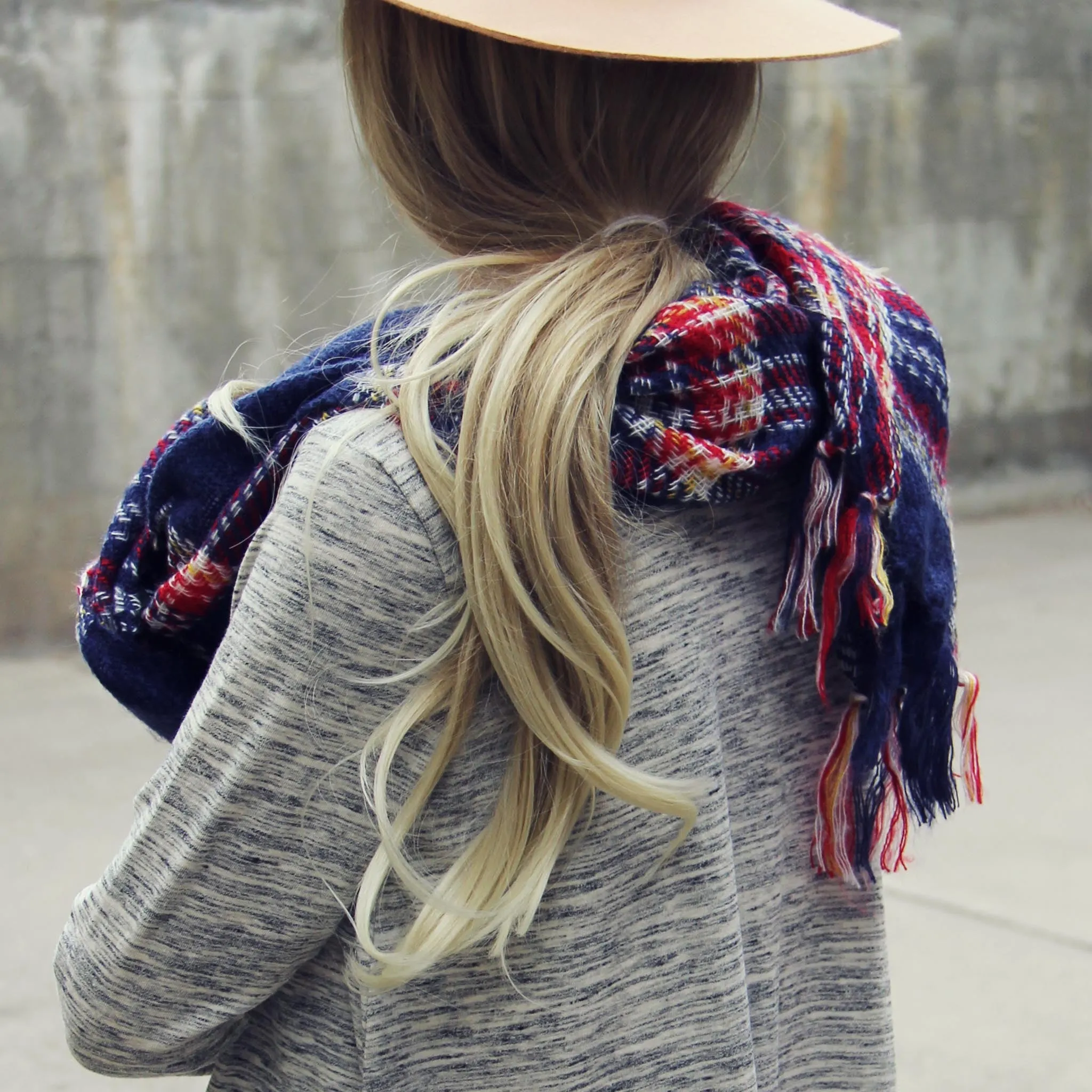 Sweater Weather Plaid Scarf