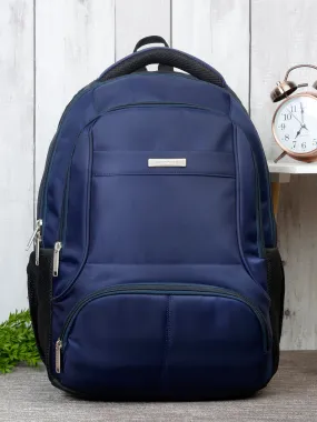 Teakwood Genuine Polyester Backpack - Navy Blue - Clearance sale