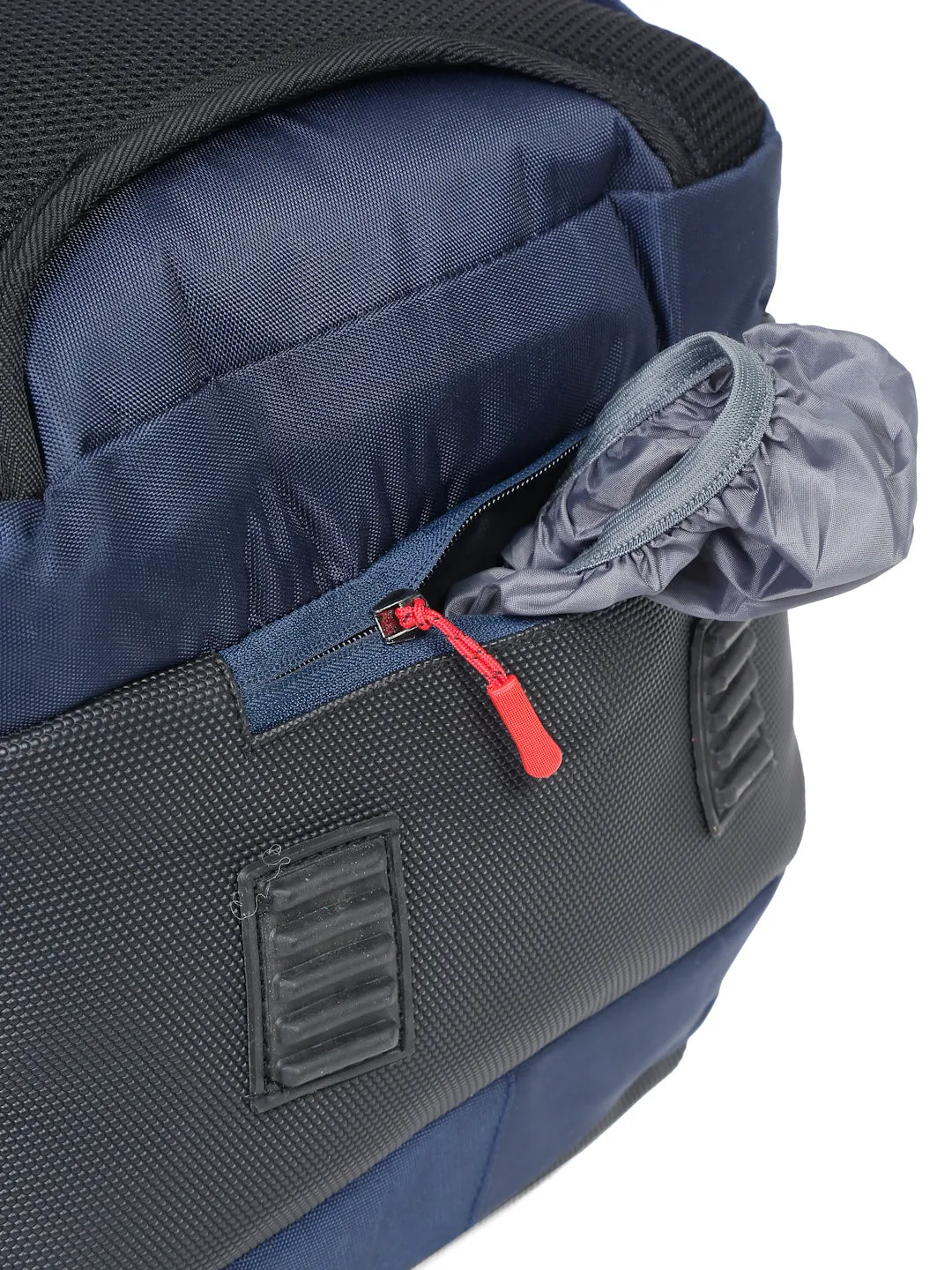 Teakwood Genuine Polyester Backpack - Navy Blue