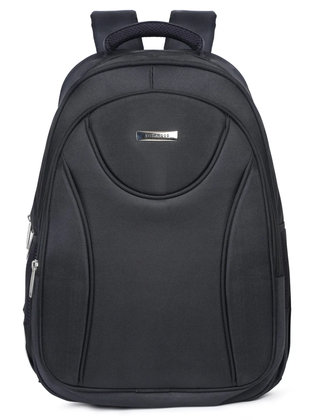 Teakwood Genuine Polyester Backpack -Black