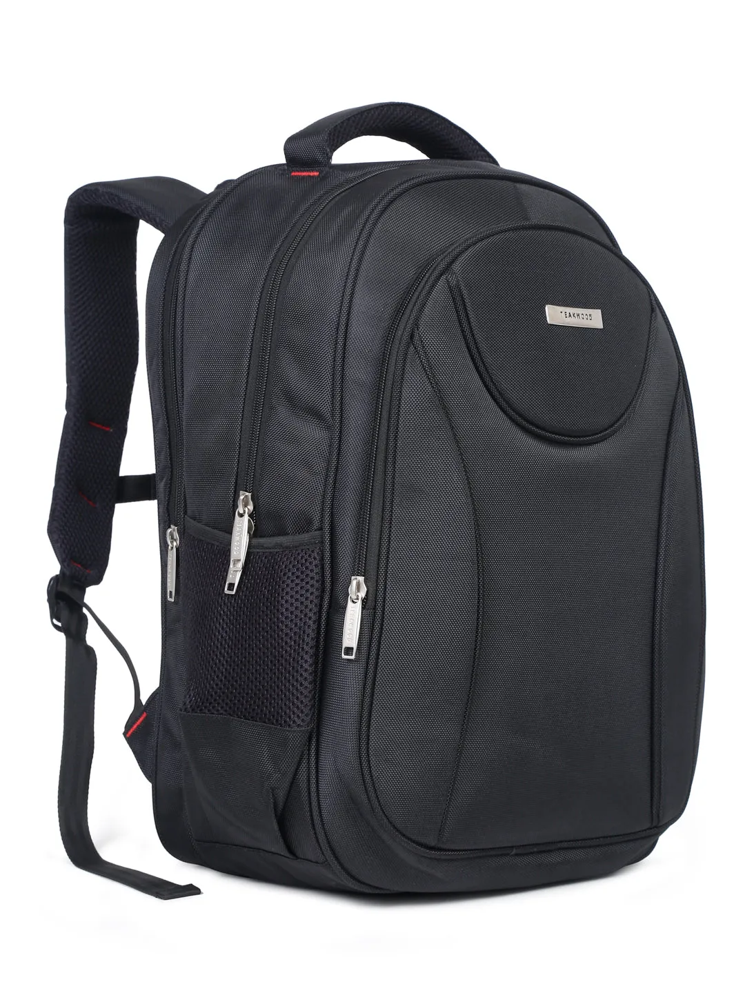 Teakwood Genuine Polyester Backpack -Black