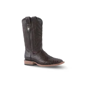 Texas Country Exotic Boot Python Jumbo Cafe PN30