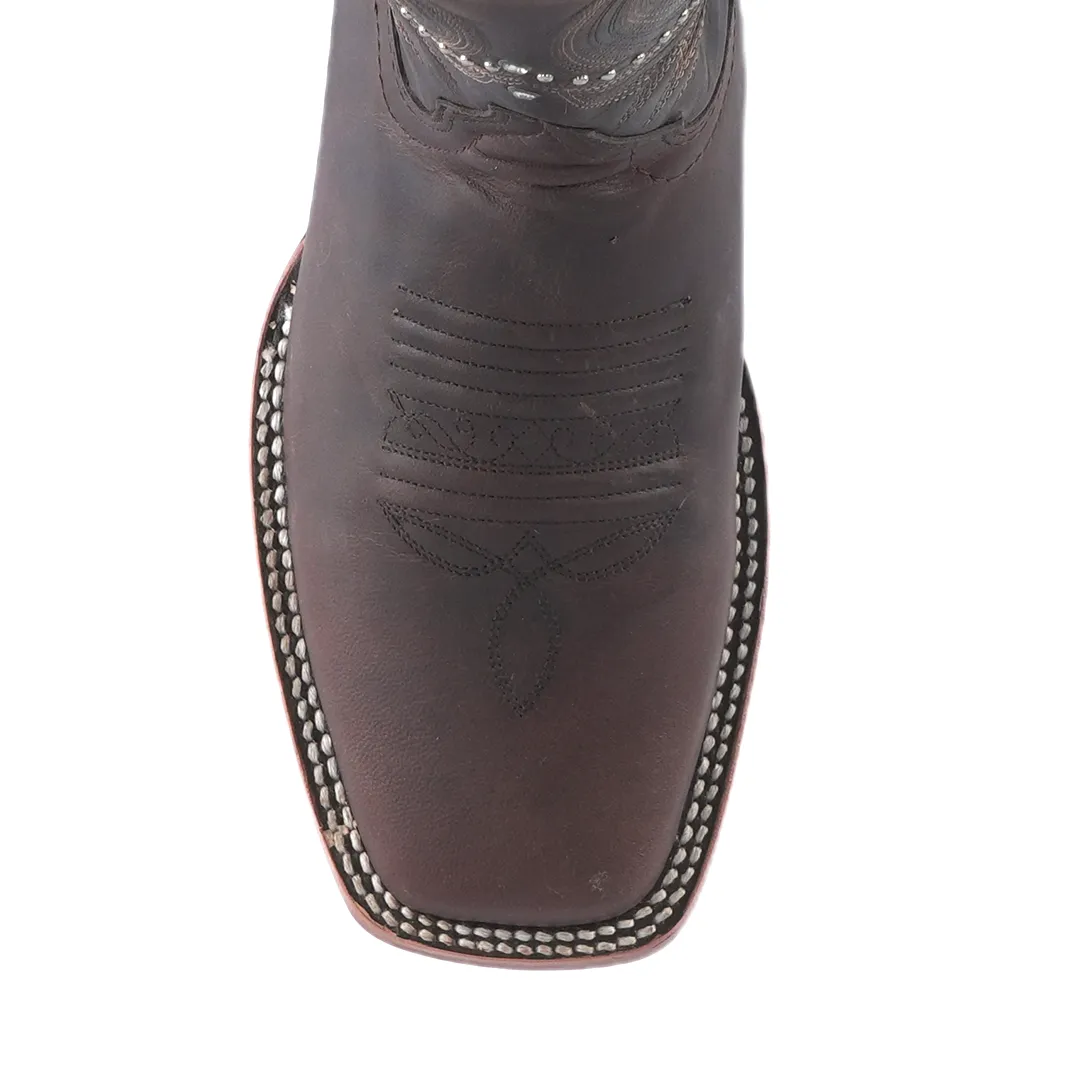 Texas Country Western Womens Boot Mat Choco Square Toe e794