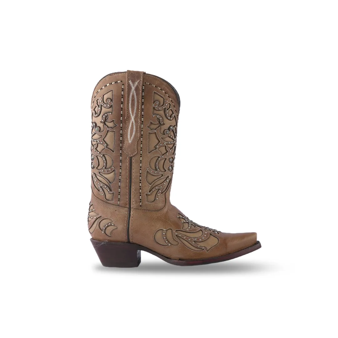 Texas Country Womens Western Boot Sierra Paja E754