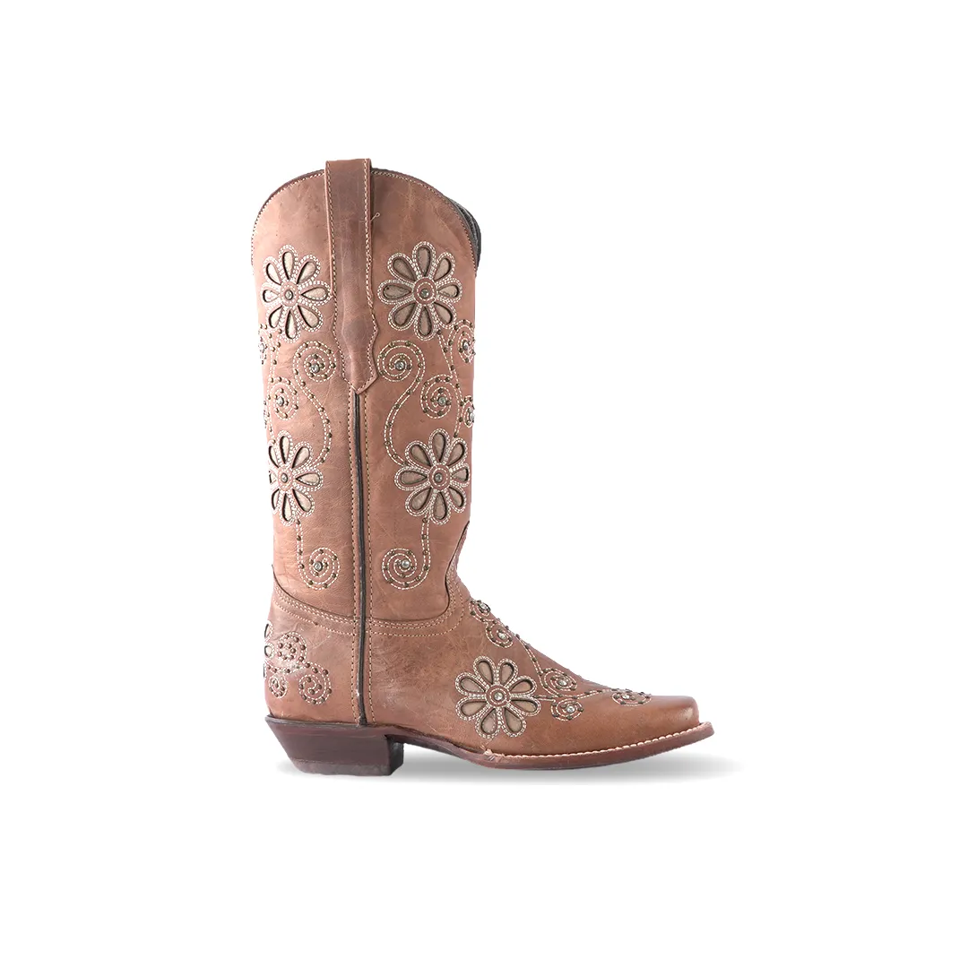 Texas Country Womens Western Boot Sierra Paja Square Toe E339