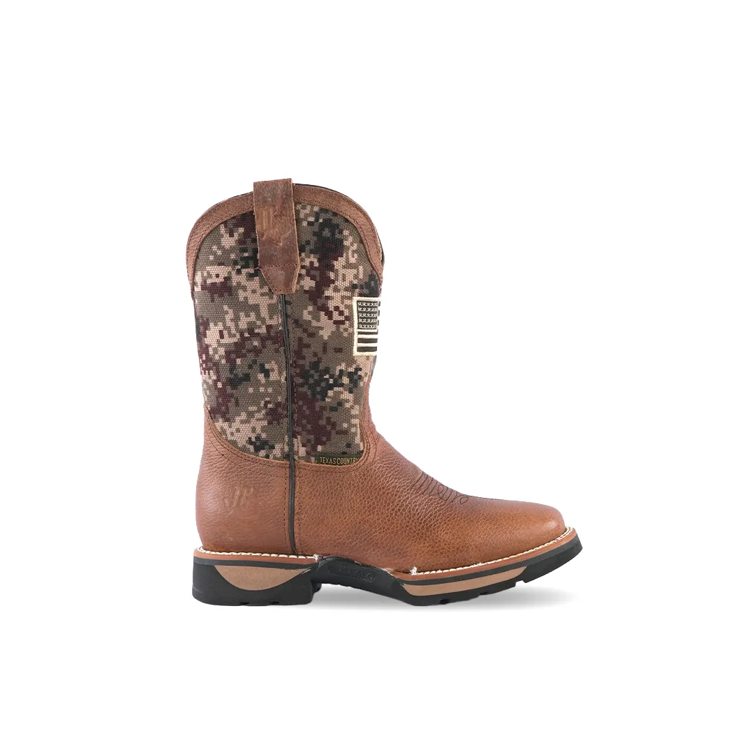 Texas Country Work Boot Glace Miel 6185