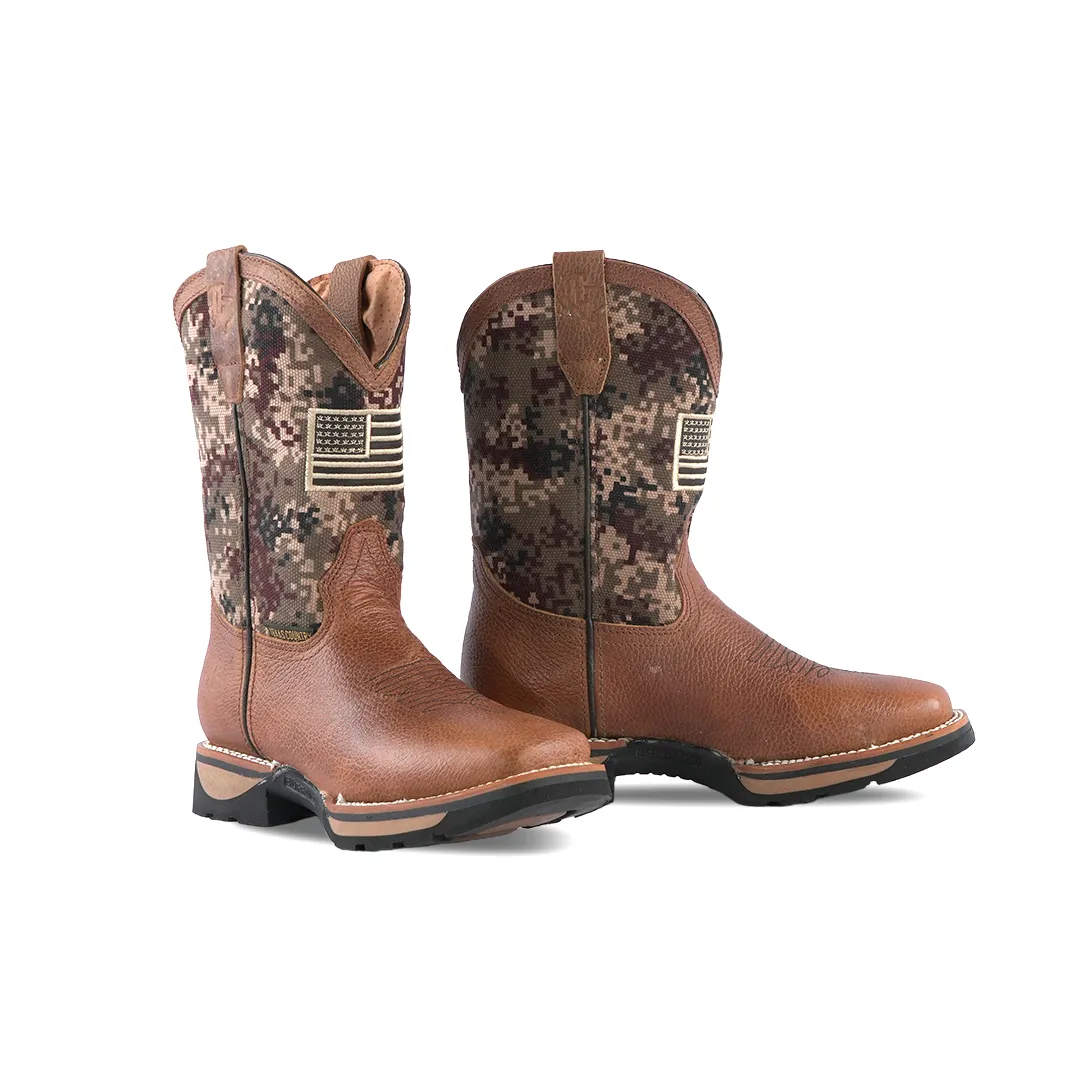 Texas Country Work Boot Glace Miel 6185