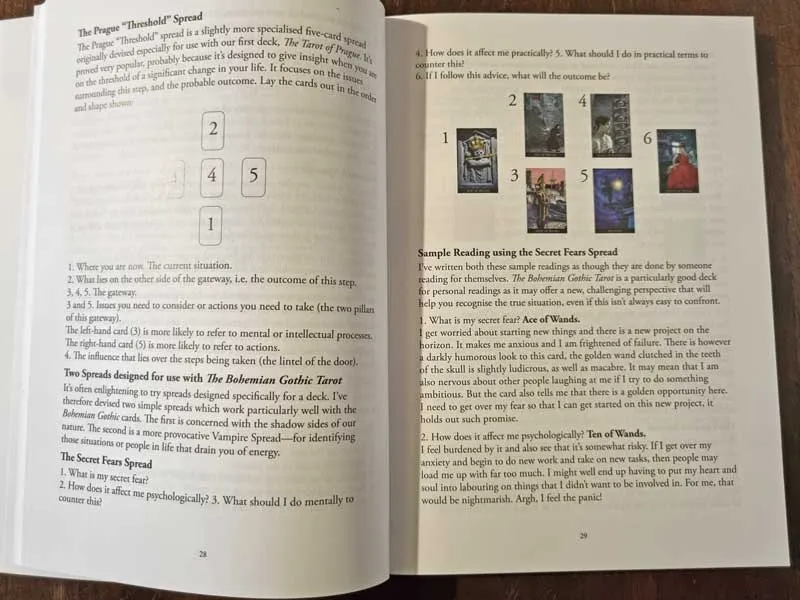 The Bohemian Gothic Tarot companion book