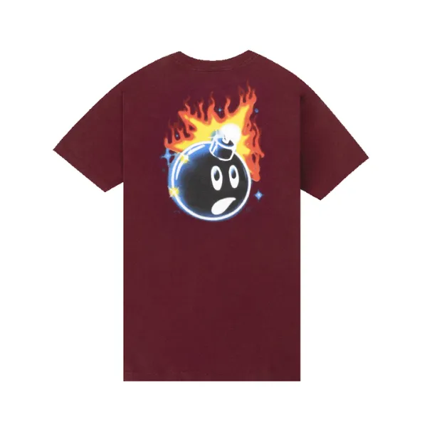 The Hundreds Airbrush Adam T-Shirt - Burgundy