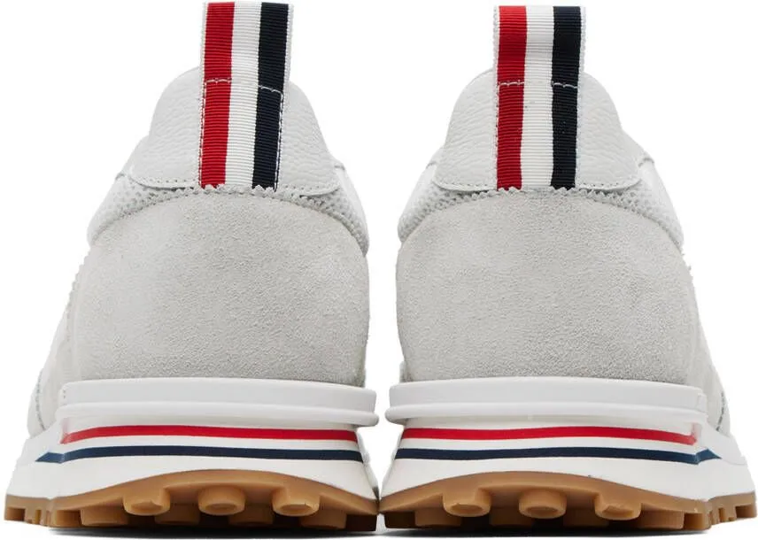 Thom Browne White Tech Runner Low Top Sneaker