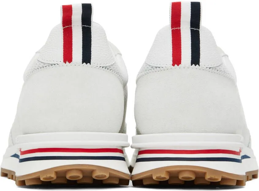 Thom Browne White Tech Runner Low Top Sneaker