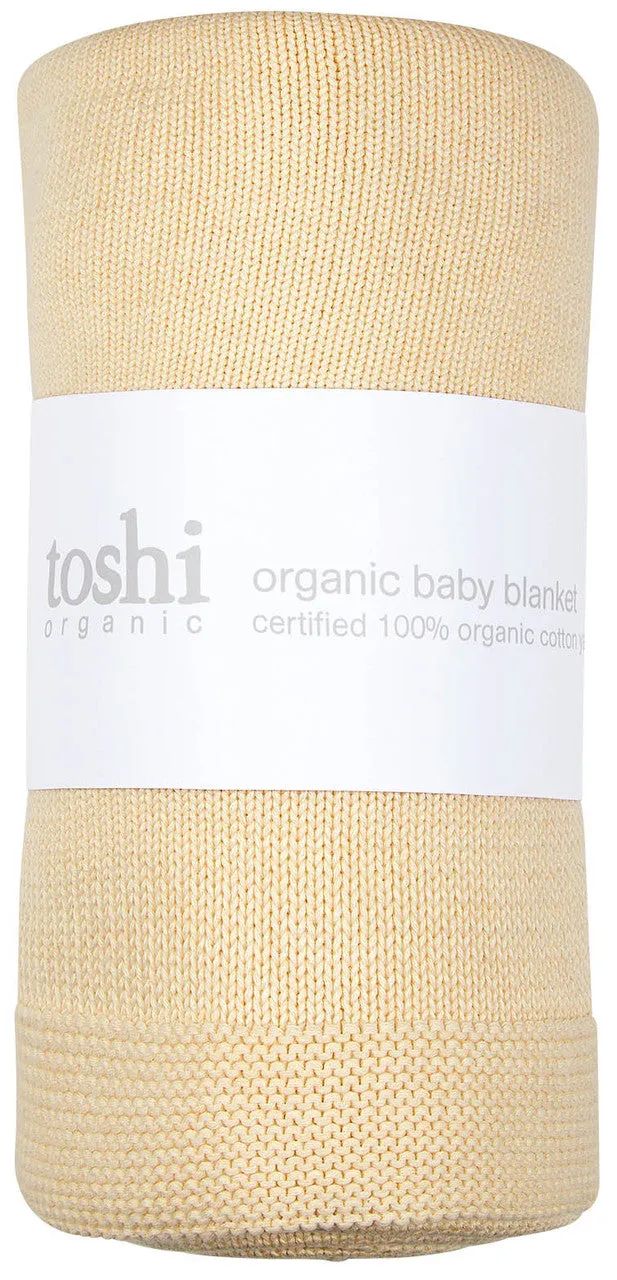 Toshi Organic Blanket Snowy DRIFTWOOD