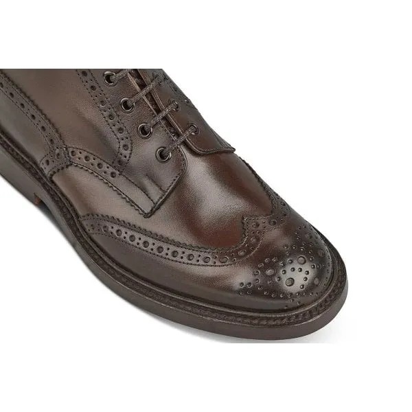 Trickers Mens Stow Country Boot (Dainite Sole) in Espresso