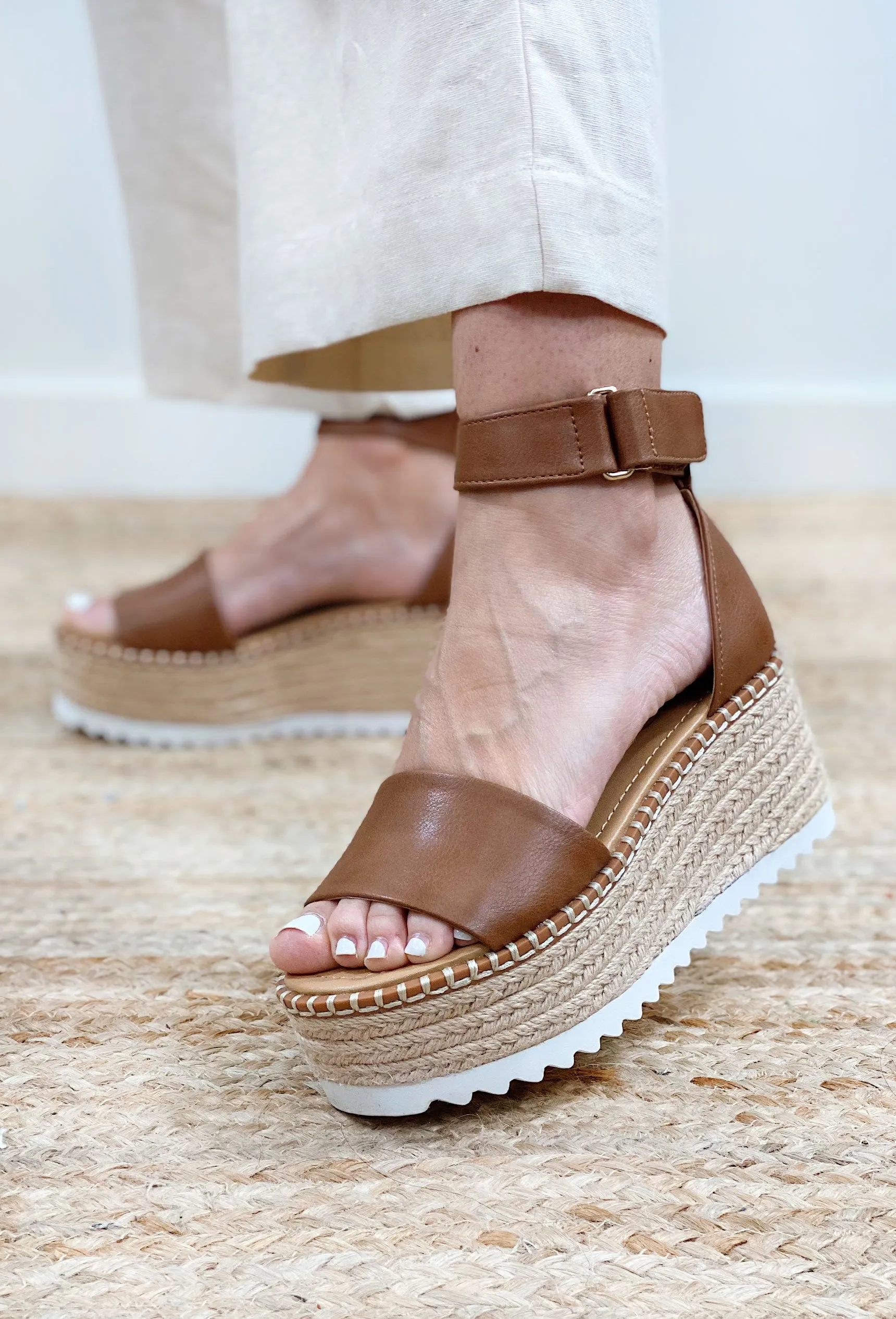 Tuckin Espadrille Platform Sandal