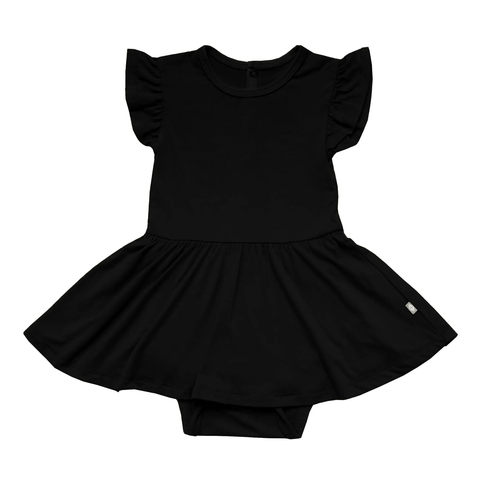 Twirl Bodysuit Dress in Midnight