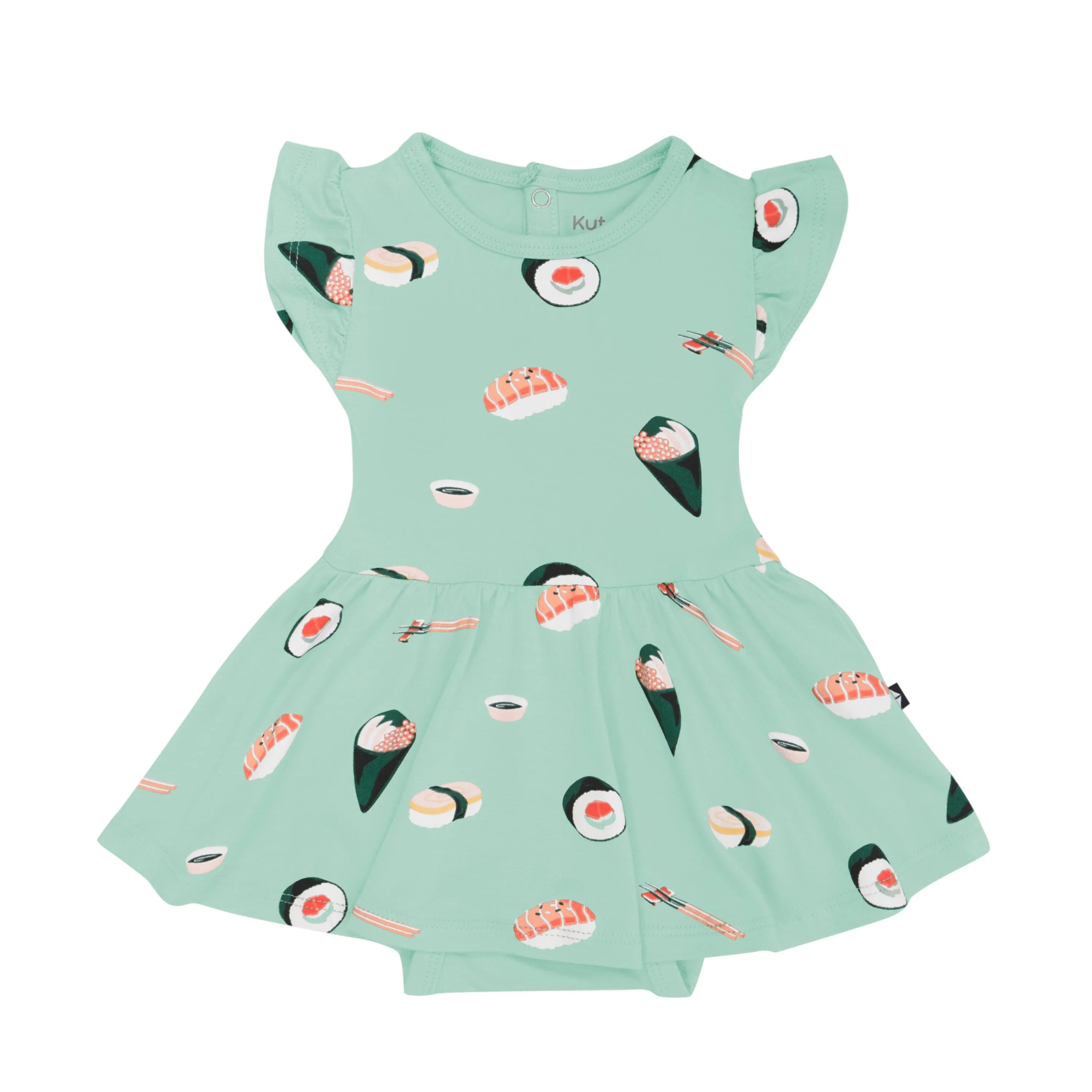 Twirl Bodysuit Dress in Sushi