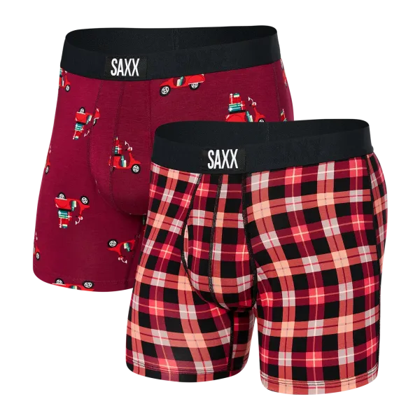 ULTRA SOFT BOXER BRIEF CHRISTMAS 2PK