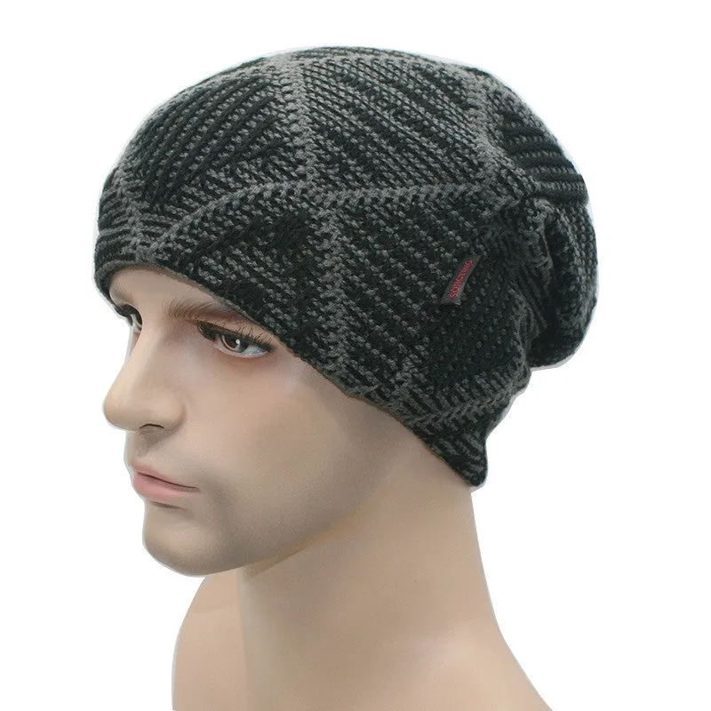 Unisex Warm Beanies Hats for Men Women Wool Knitted Caps Turban Bonnet Femme Homme SM6