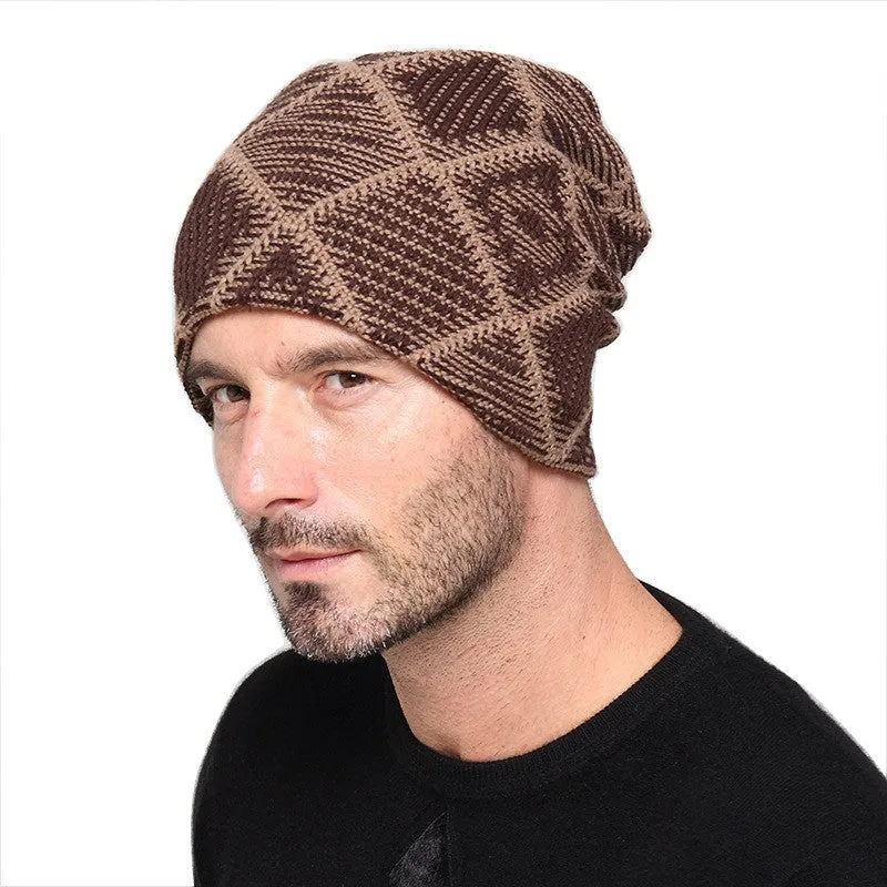 Unisex Warm Beanies Hats for Men Women Wool Knitted Caps Turban Bonnet Femme Homme SM6