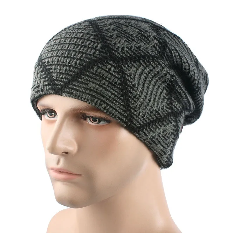 Unisex Warm Beanies Hats for Men Women Wool Knitted Caps Turban Bonnet Femme Homme SM6