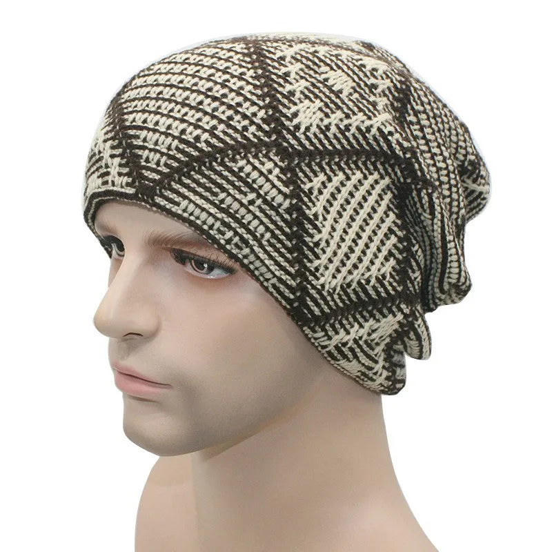 Unisex Warm Beanies Hats for Men Women Wool Knitted Caps Turban Bonnet Femme Homme SM6