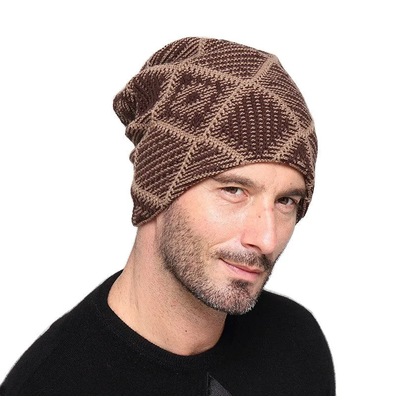 Unisex Warm Beanies Hats for Men Women Wool Knitted Caps Turban Bonnet Femme Homme SM6