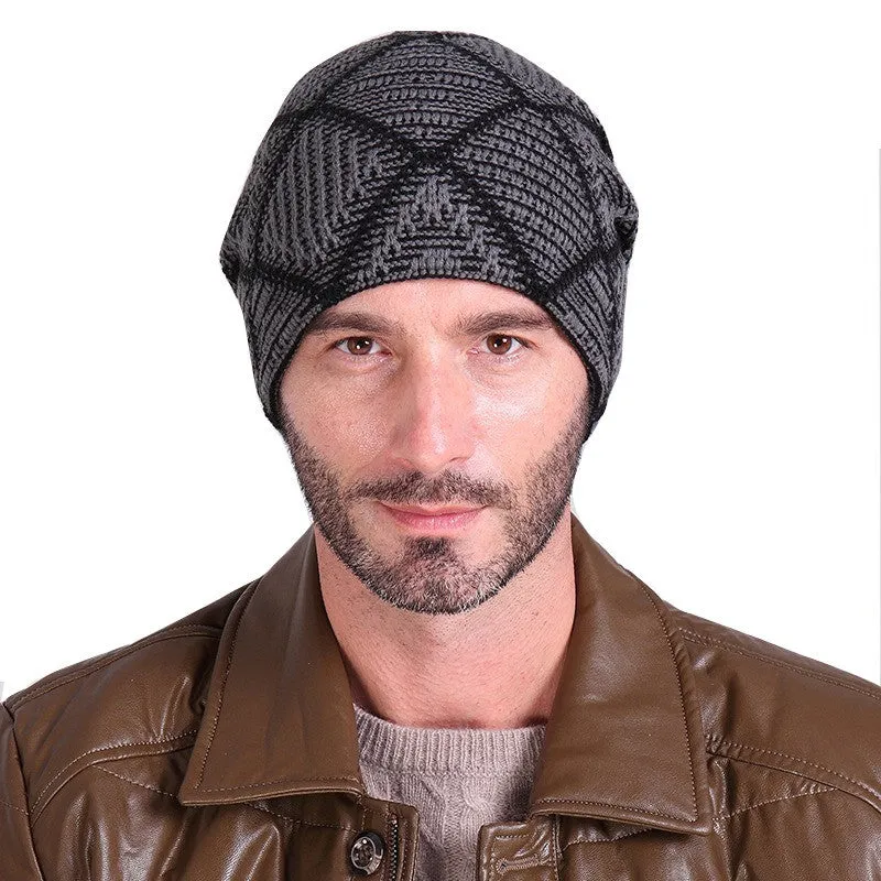 Unisex Warm Beanies Hats for Men Women Wool Knitted Caps Turban Bonnet Femme Homme SM6