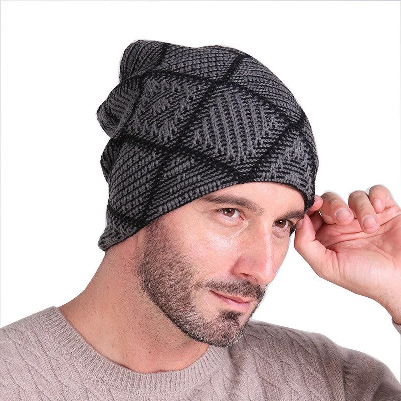 Unisex Warm Beanies Hats for Men Women Wool Knitted Caps Turban Bonnet Femme Homme SM6