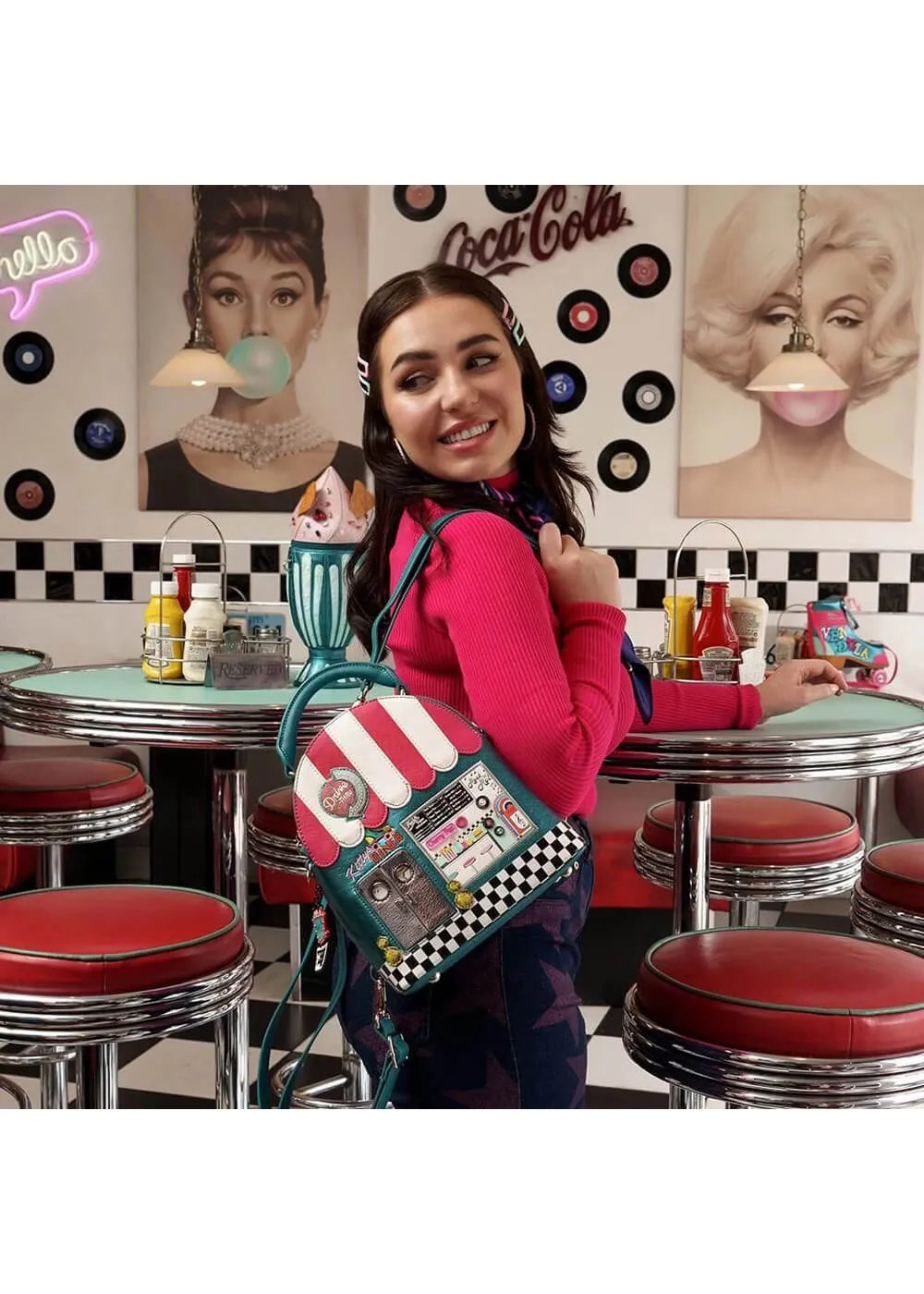 Vendula London Kitty's Diner Nova Backpack