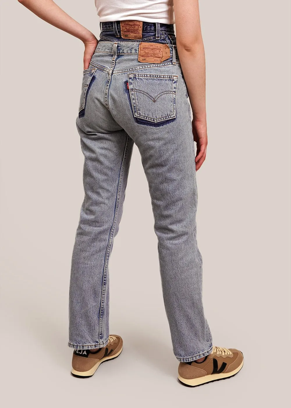 Vintage Double Waist Jeans