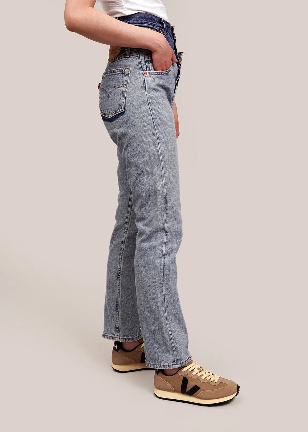 Vintage Double Waist Jeans