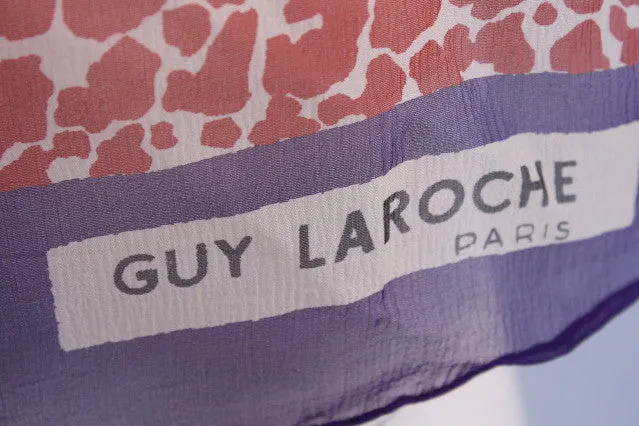 Vintage GUY LAROCHE Silk Scarf