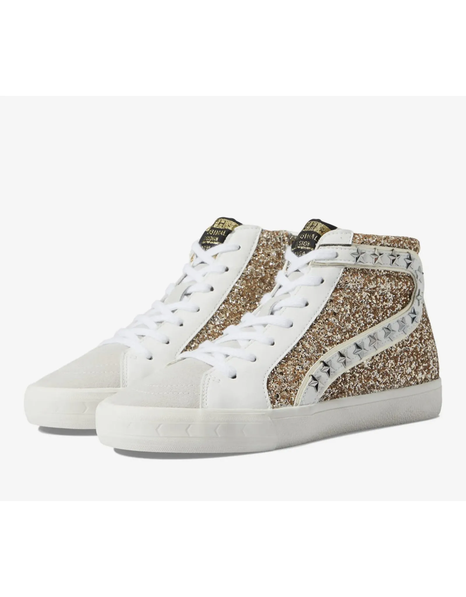 Vintage Havana Mateel Gold Glitter High Top Sneaker