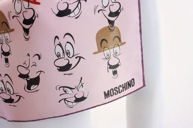 Vintage MOSCHINO Silk Scarf