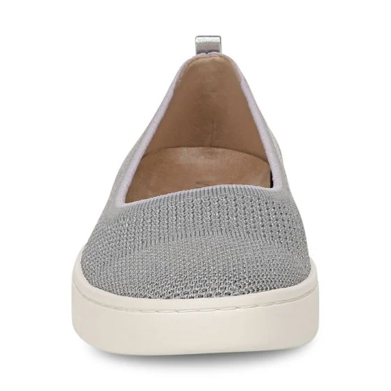 Vionic Women’s Up Skimmer Slip On Shoes-Light Grey