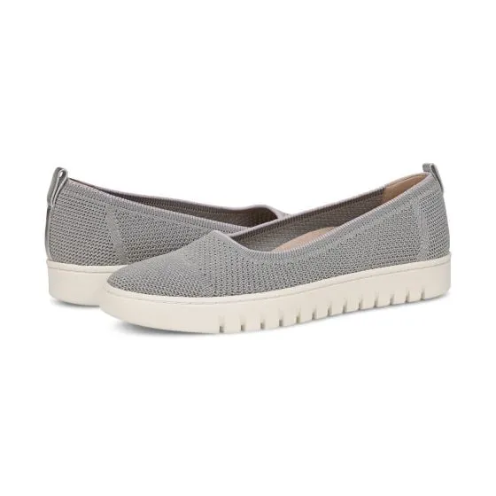 Vionic Women’s Up Skimmer Slip On Shoes-Light Grey