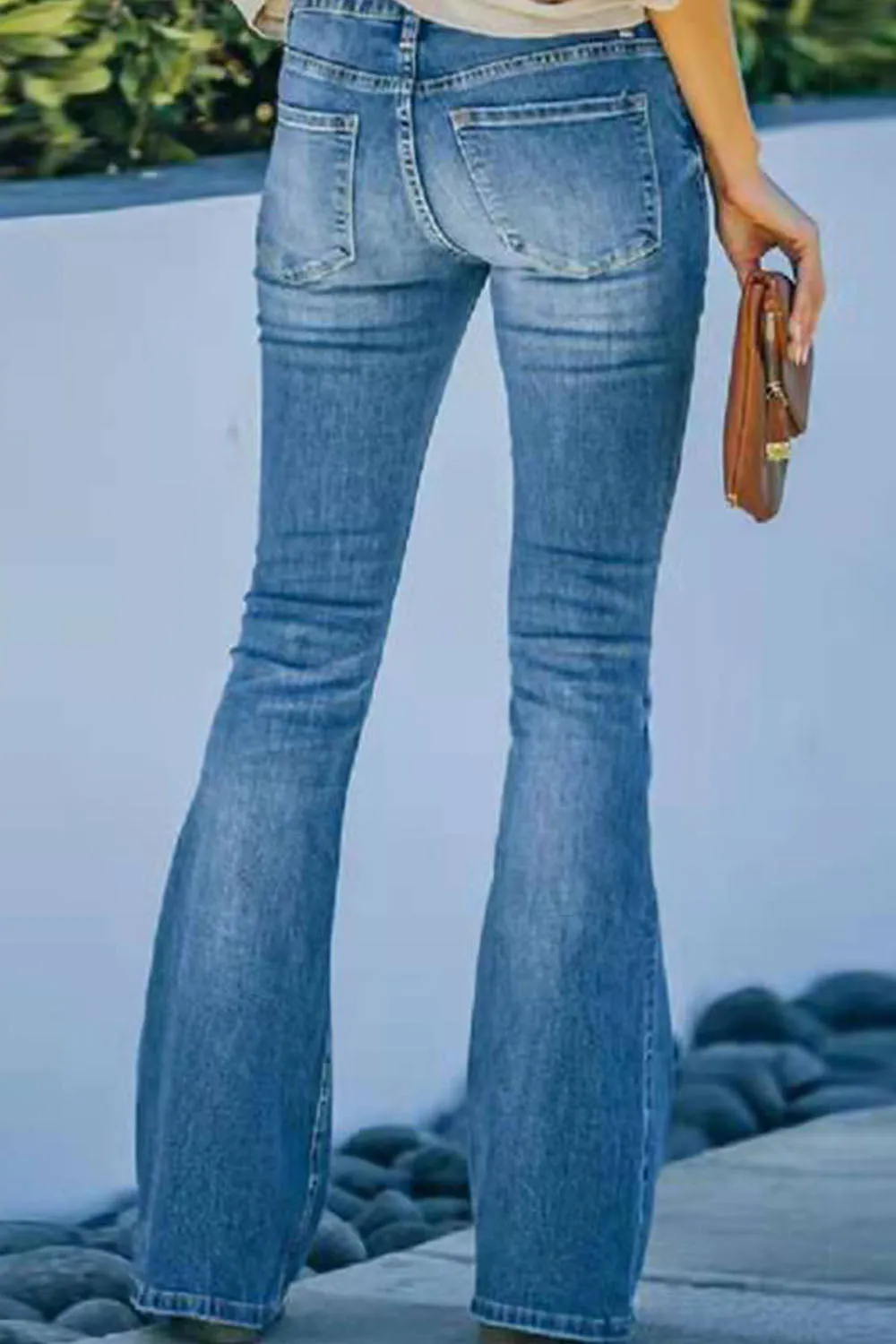 Wide Leg Long Jeans